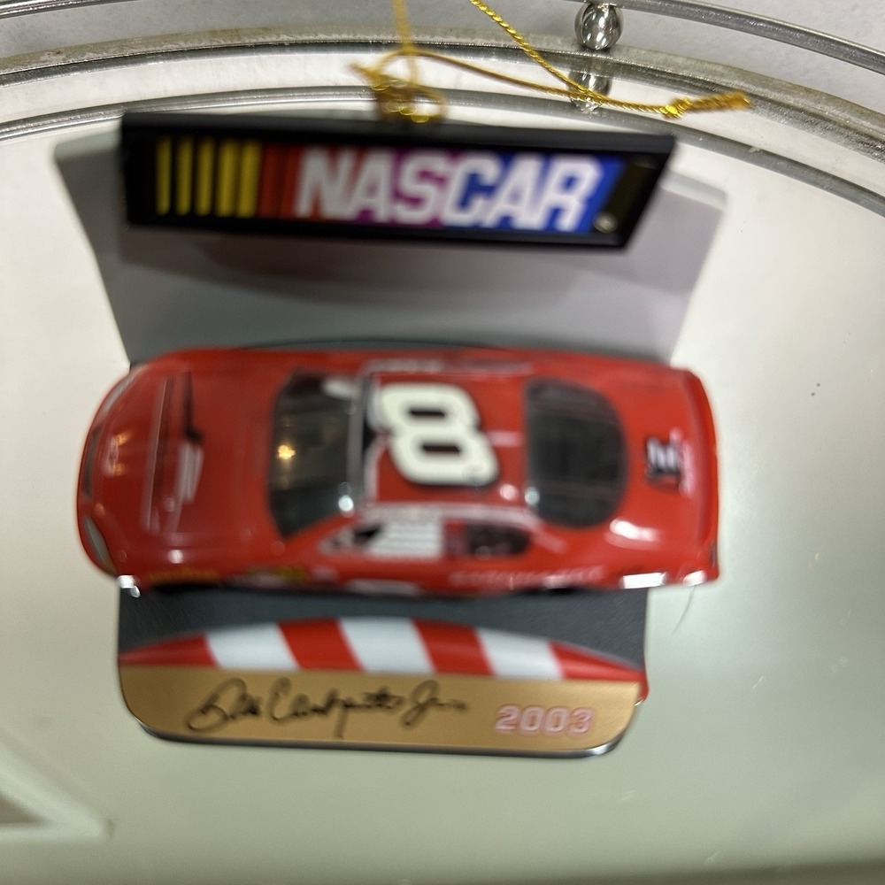 Dale Earnhardt Jr. 2003 NASCAR Ornament #8 Car with Wins List Racing Collectible